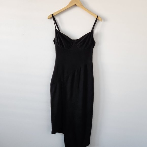 Minds of Gold Faux Suede bustier dress Small - Picture 1 of 7